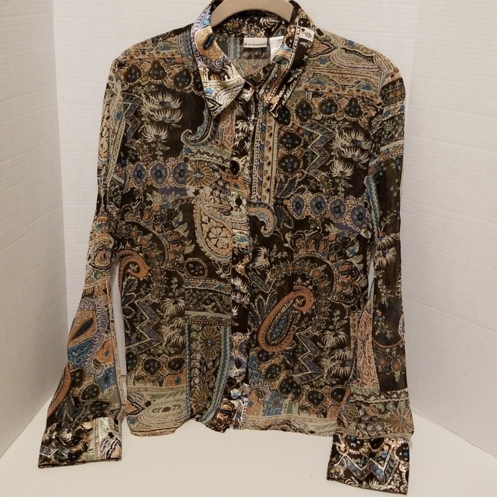 Paisley Button Down